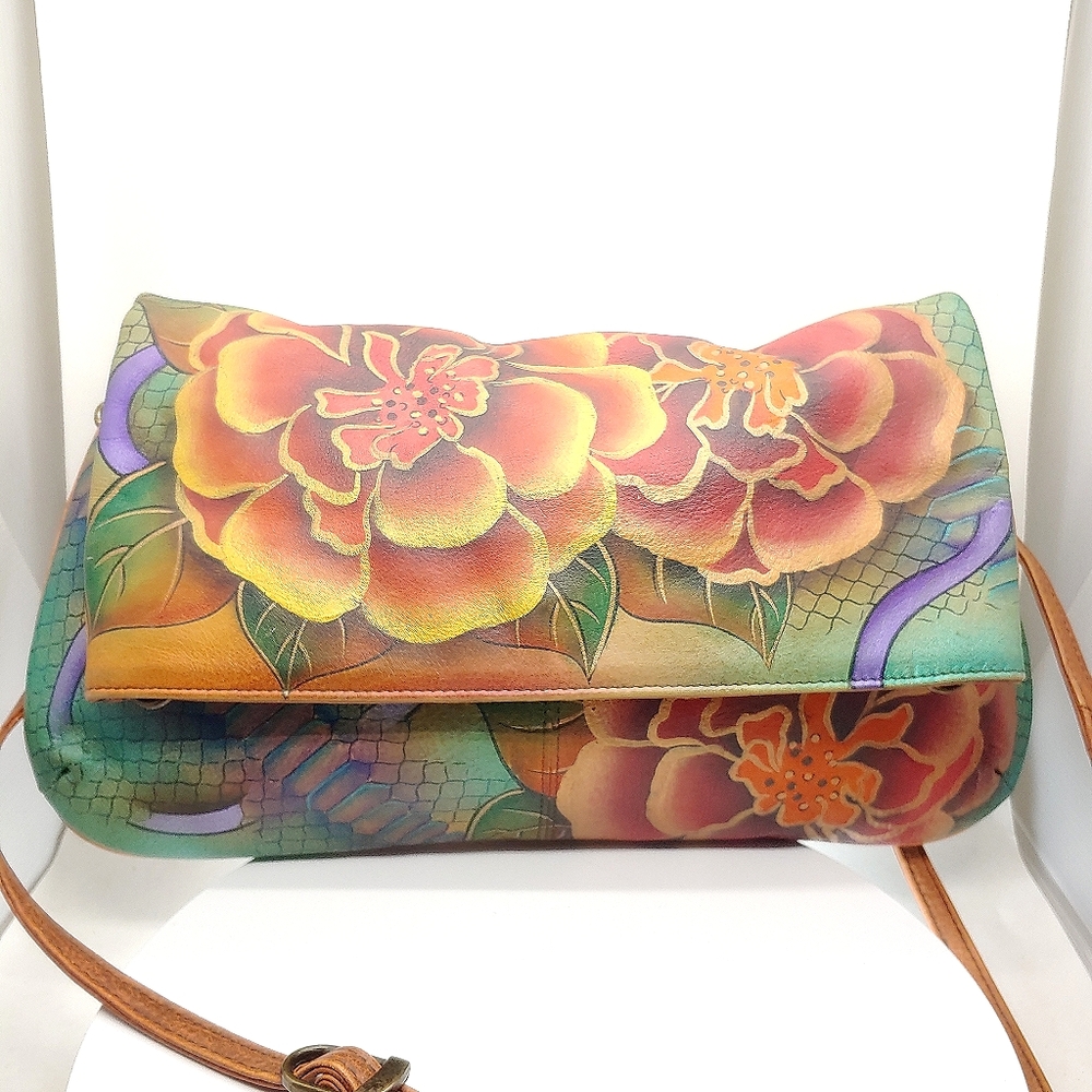 Anuschka Hand Painted Leather Purse